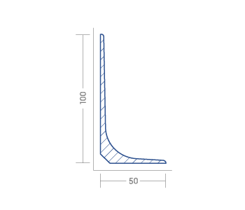 Moulding type H100/50